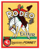 "Rodeo Elixir" Digital Paper Print by Vintage Booze Labels, 26"x32"