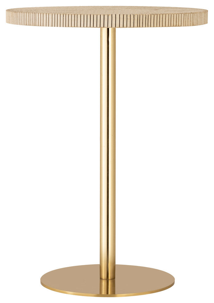 Fiona Gold Stone Side Table