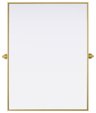 Home Living 40x30 Pivot Mirror, Brass