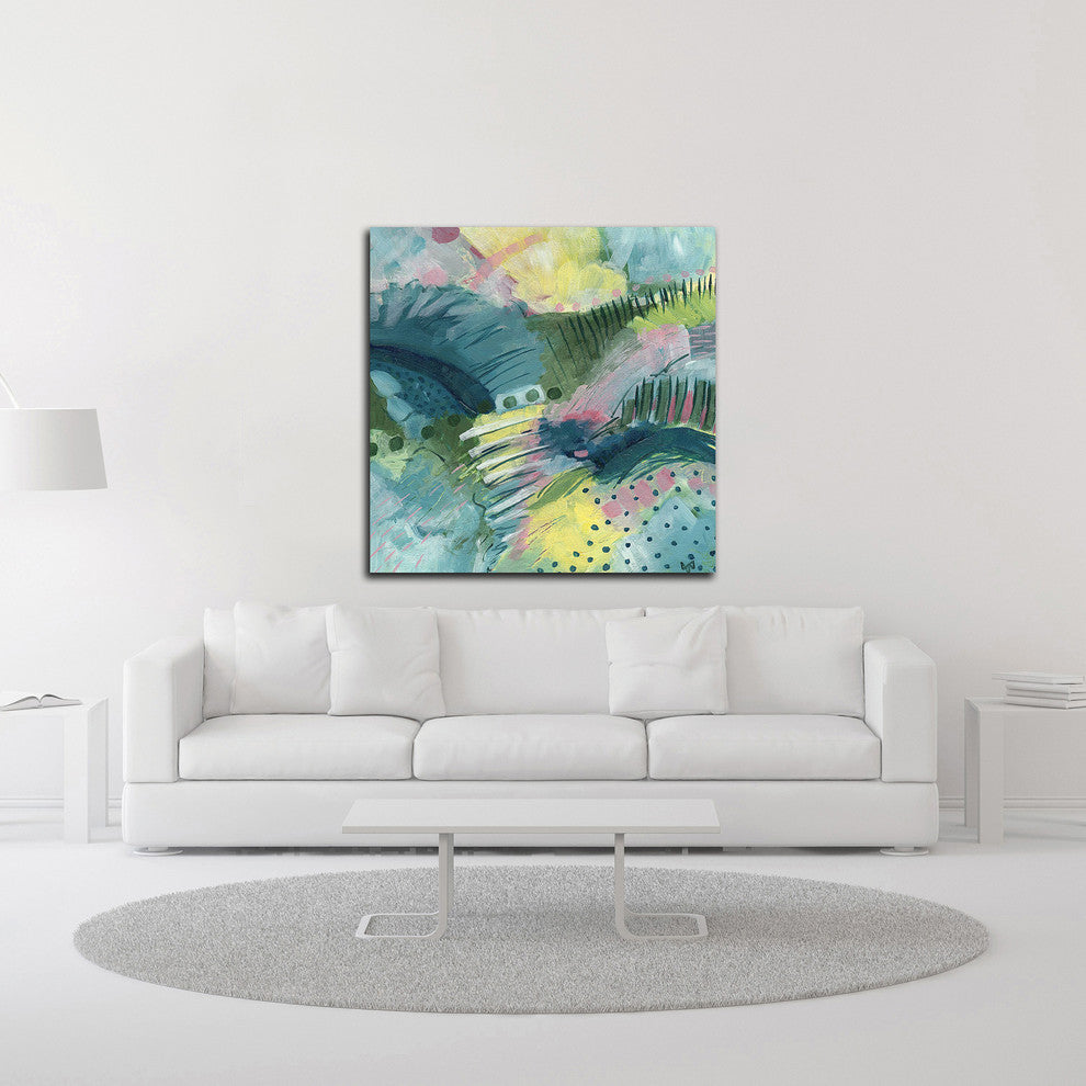 Here and There by Ann Thompson Nemcosky, Print on Canvas, 16" x 16"