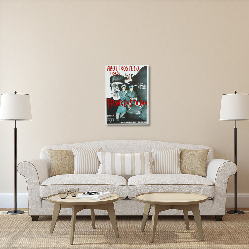 Abbott and Costello, Bosnian, Frankenstein, 26x36