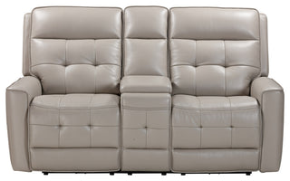 Canterbury Acorn Power Reclining Zero Gravity Sofa and Loveseat, Pewter