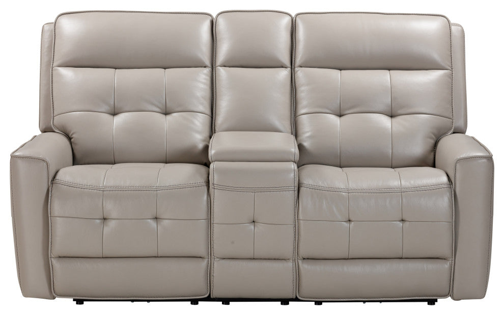 Canterbury Acorn Power Reclining Zero Gravity Sofa and Loveseat, Pewter