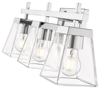 Zlite 819-3V-CH 3-Light Vanity, Clear