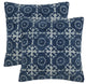 Safavieh Danity Pillow Set Indigo 18" X 18"
