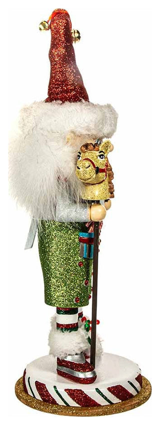 Kurt Adler 15" Hollywood Elf With Hobby Horse Nutcracker