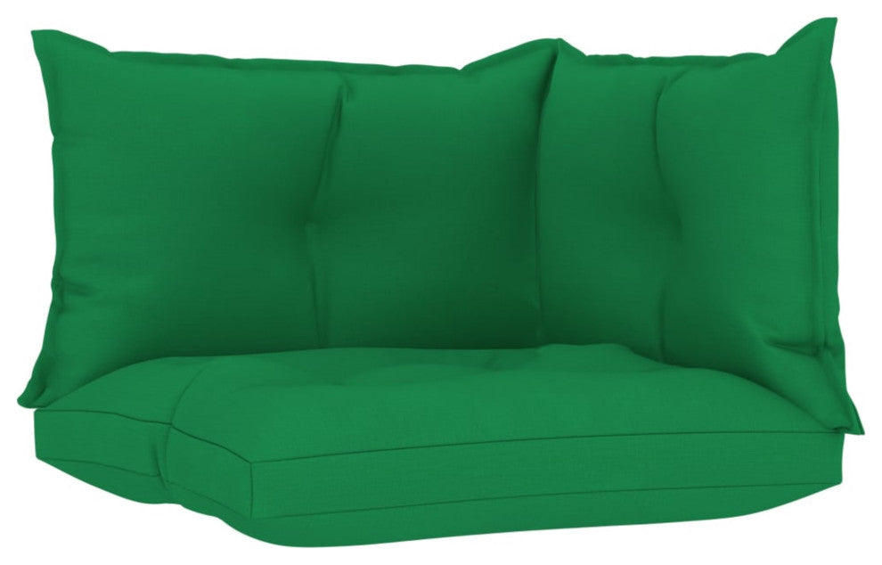 Vidaxl Pallet Sofa Cushions 3-Piece Green Fabric