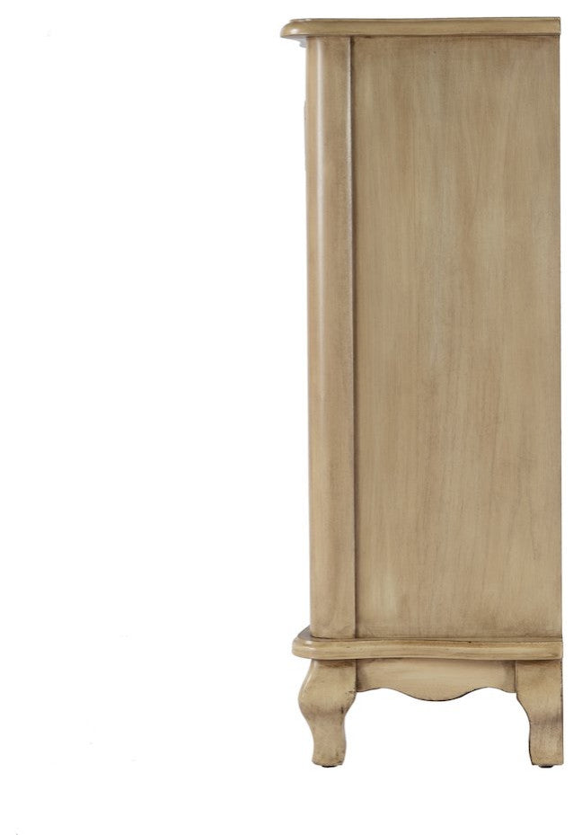 Leyden 36 in. W Wood European Accent Cabinet, Beige