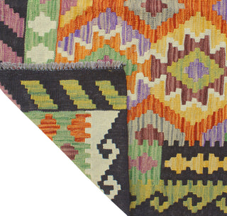 Flatweave Wardell Rust/Black Rug, 4'1x5'7