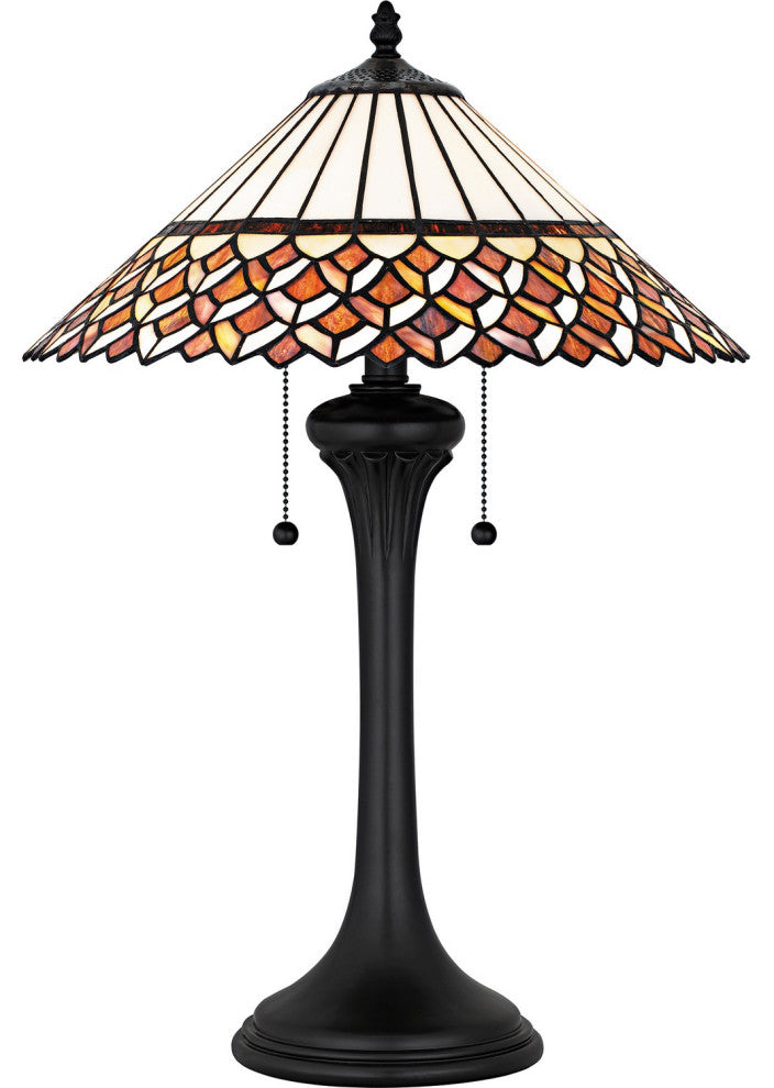 Isla Two Light Table Lamp in Matte Black