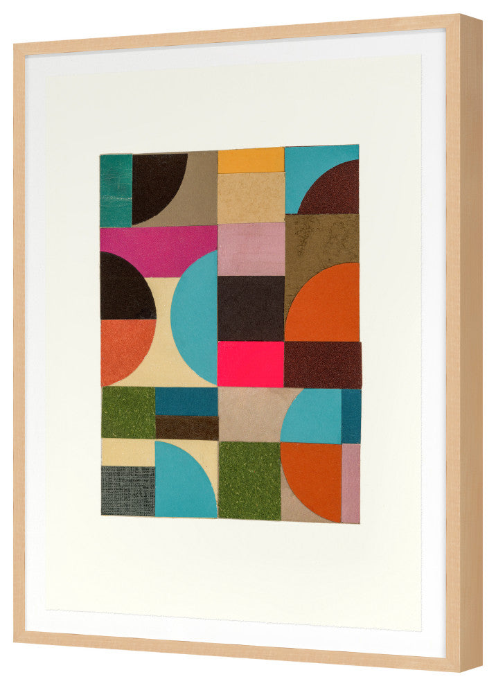 The Blue Quarter Fine Art Print, Maple, 36"x26"