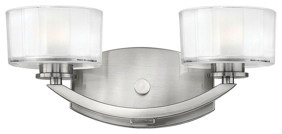 Hinkley 5592BN Two Light Vanity, Brushed Nickel