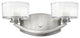 Hinkley 5592BN Two Light Vanity, Brushed Nickel
