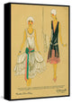 "Black and White Flash" Floater Framed Painting Print on Canvas, 40"x60"