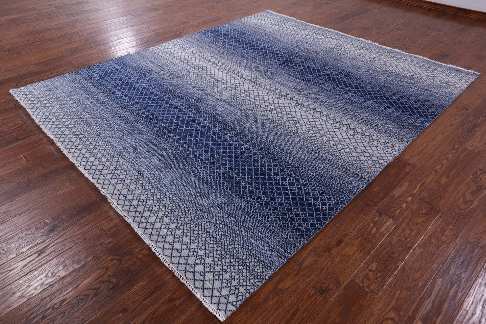 8' 3" X 10' 0" Hand Knotted Savannah Grass Wool Rug - Q13254