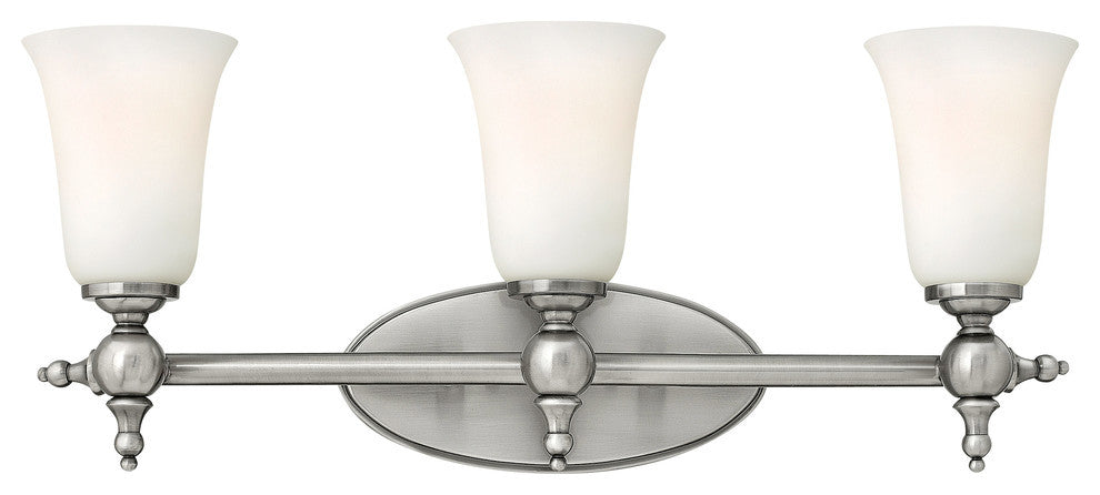Hinkley Yorktown Bath 3-Light Vanity, Antique Nickel