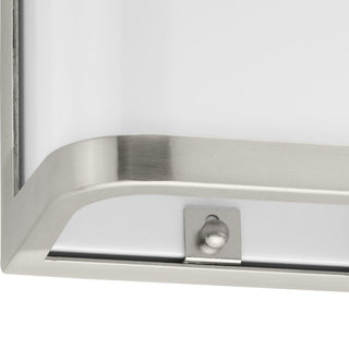 Progress Lighting Valera LED 1-Light Outdoor Lantern, Brushed Nickel, 8.63"x11"