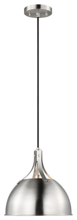 Rockland 1-Light Pendant, Brushed Nickel