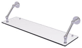 Prestige Skyline 30" Floating Glass Shelf, Polished Chrome