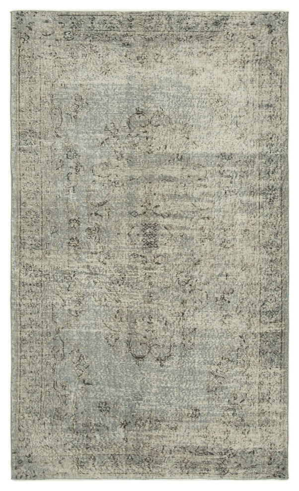 Rug N Carpet - Hand-knotted Anatolian 4' 10" x 8' 1" Vintage Overdyed Area Rug