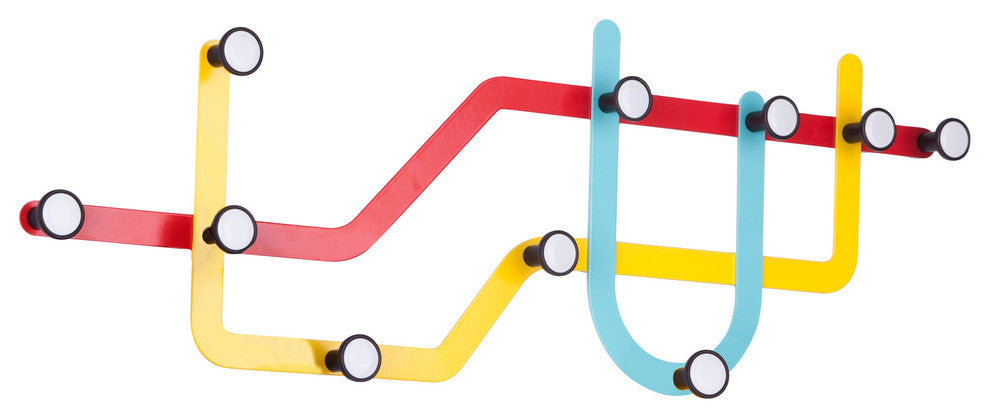 Subway Multi Hook, Multi-Colored