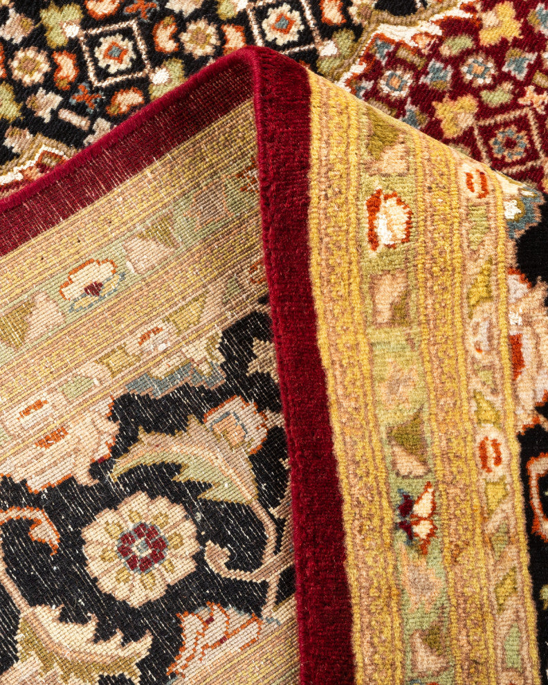 Darbhanga, One-of-a-Kind Hand-Knotted Area Rug Red, 8'1"x10'5"