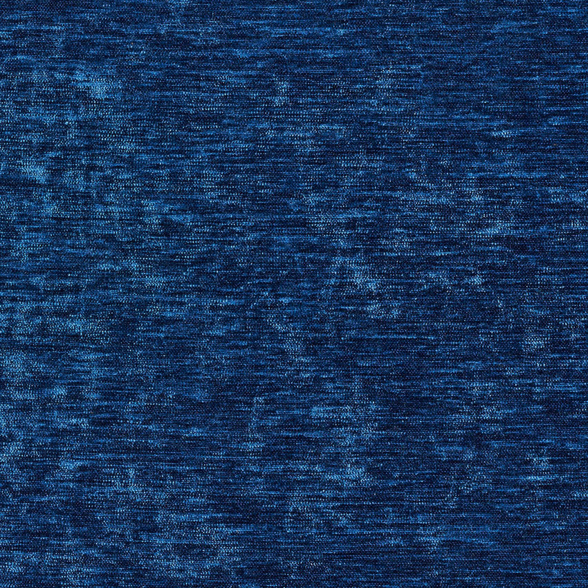 Blue Solid Woven Velvet Upholstery Fabric By The Yard