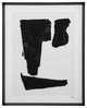 Triple Block Print I Framed Print Black/White