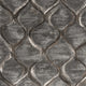 3'X5' Charcoal Machine Woven Ogee Indoor Area Rug