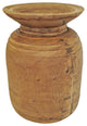 Consigned Old India Wood Pot 16
