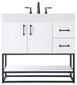 Elegant Lighting VF29236 Caroline 36" - White