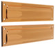 Genuine Solid Brass Magazine Mail Plate With Inside Cover, Bright Copper