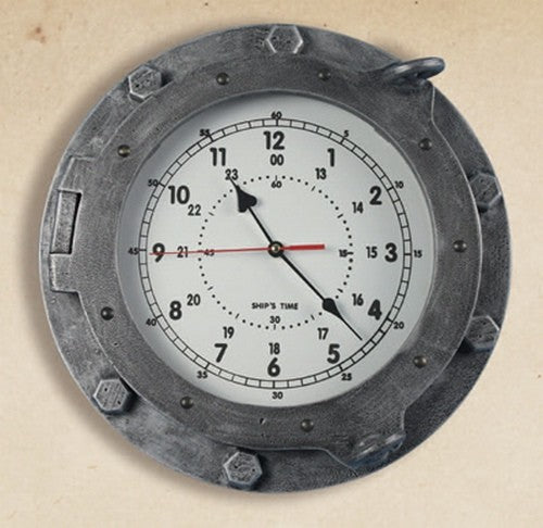 Wooden Porthole Clock