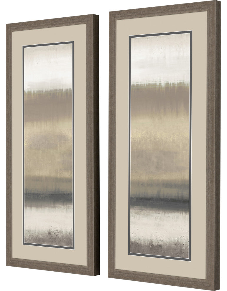 Neutral Sandbar Panel Artwork, 2-Piece Set