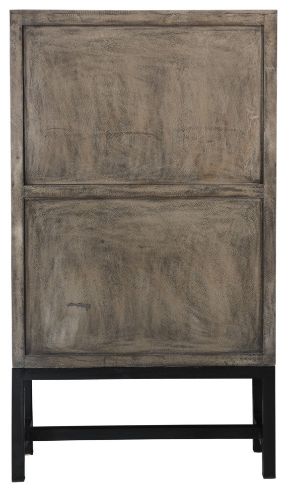 Kingsley Carved 2-Door Cabinet