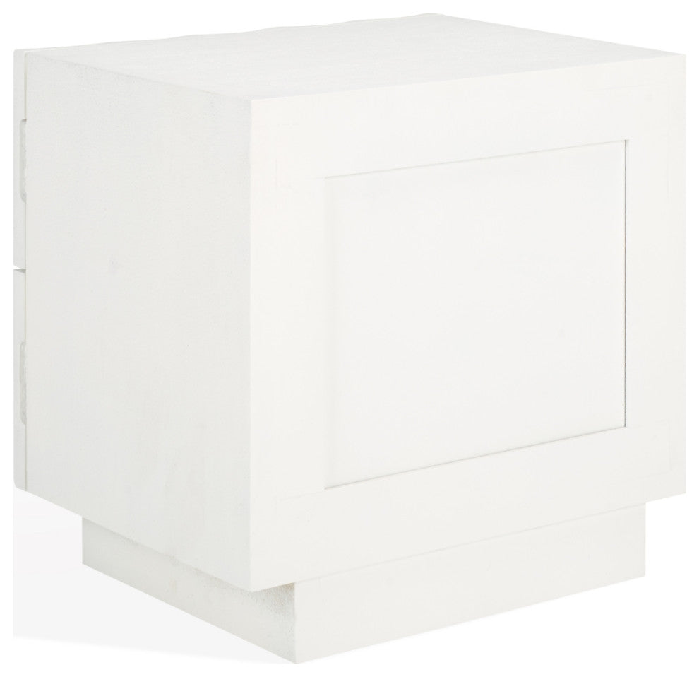 Safavieh Couture Woodworth 2 Drawer Nightstand, White