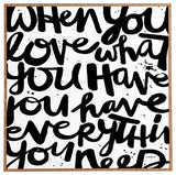 Deny Designs Kal Barteski If You Love Framed Wall Art