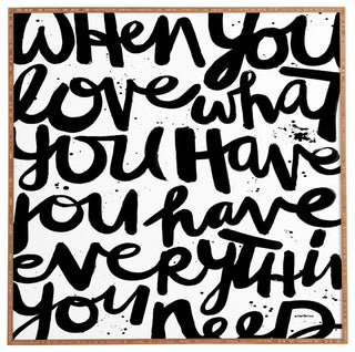 Deny Designs Kal Barteski If You Love Framed Wall Art