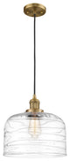 INNOVATIONS 201C-BB-G713-L-LED 1-Light Mini Pendant Brushed Brass