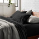 Sandwashed Microfiber Sheet Set, Sandwashed Black, Twin