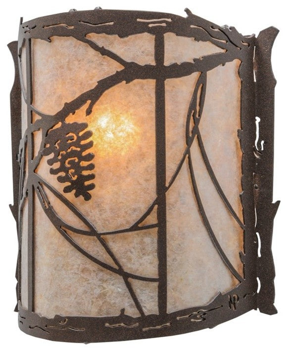 9W Whispering Pines Wall Sconce