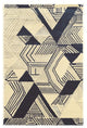 Linon Aspire Hatch Hand Tufted Wool 2'x3' Rug in Ivory