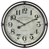 Uttermost Nakul Industrial Wall Clock, 6449