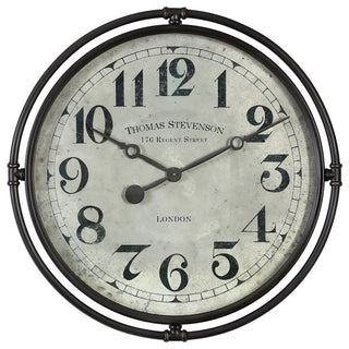 Uttermost Nakul Industrial Wall Clock, 6449