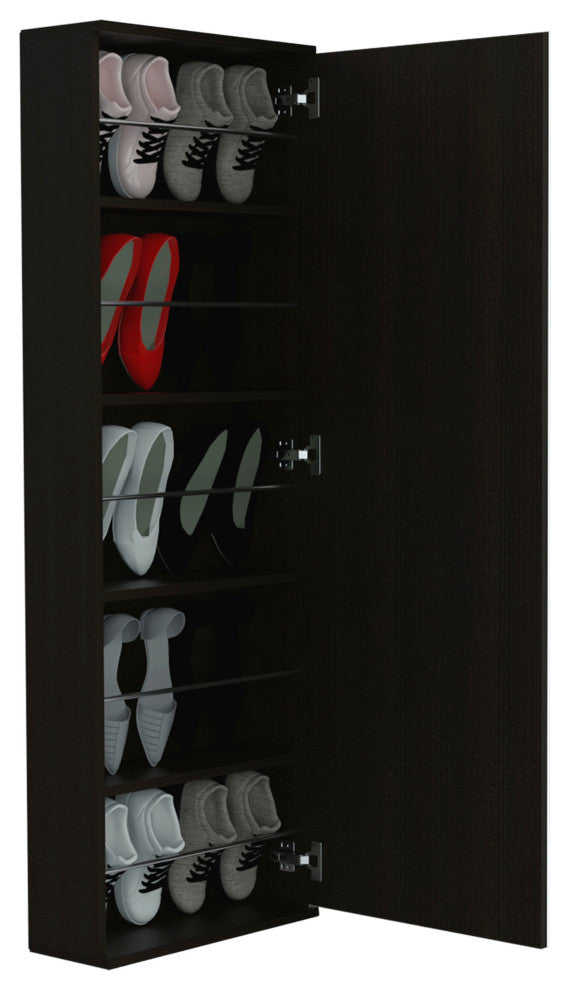DEPOT E-SHOP Augusta 3 Piece Bedroom Set, Shoe Rack and 2 Nightstands