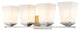 Zlite 1939-4V-BN 4-Light Vanity, Etched Opal