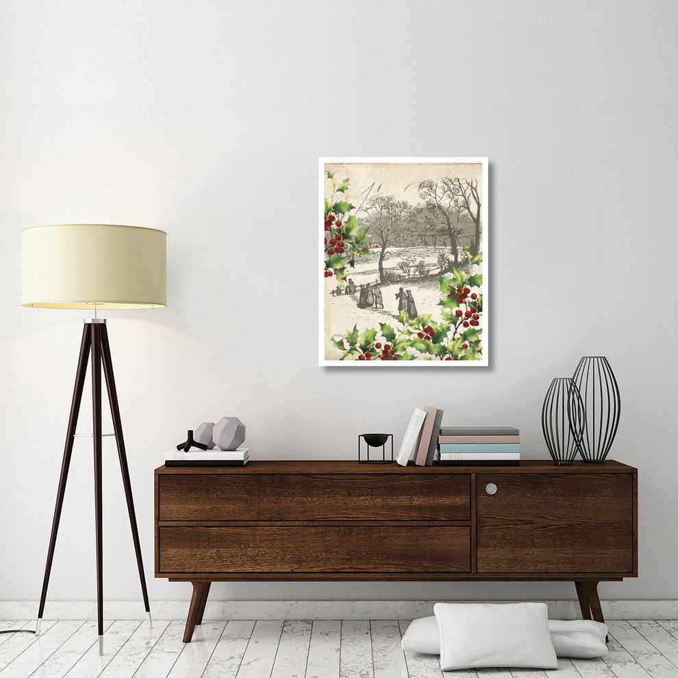 "Vintage Holiday I" Digital Paper Print by Katie Pertiet, 30"x37"