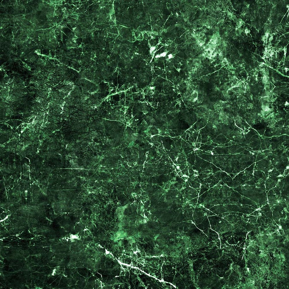 20"x20" Emerald Green Luxury Vinyl Tile, Set of 6