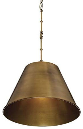 Farmhouse Drum Pendant Lamp Vintage Industrial Ceiling Pendant Light for Kitchen