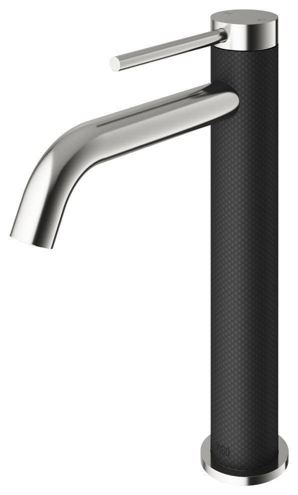 VIGO Lexington 10" H Single Handle Single Hole Bathroom Vessel Faucet, Brushed Nickel